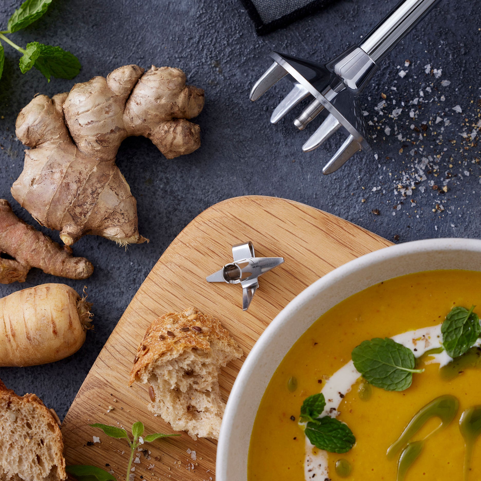 Swissline stavblender 200W sort